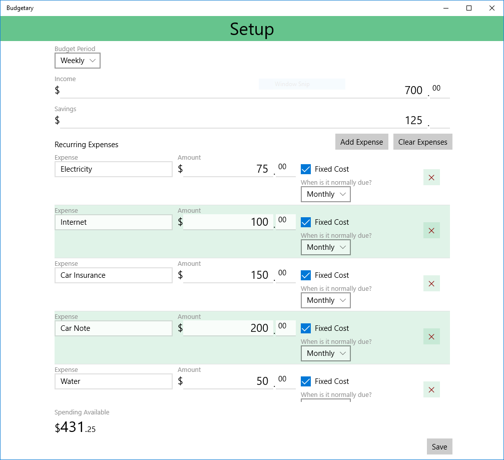 Dashboard overview